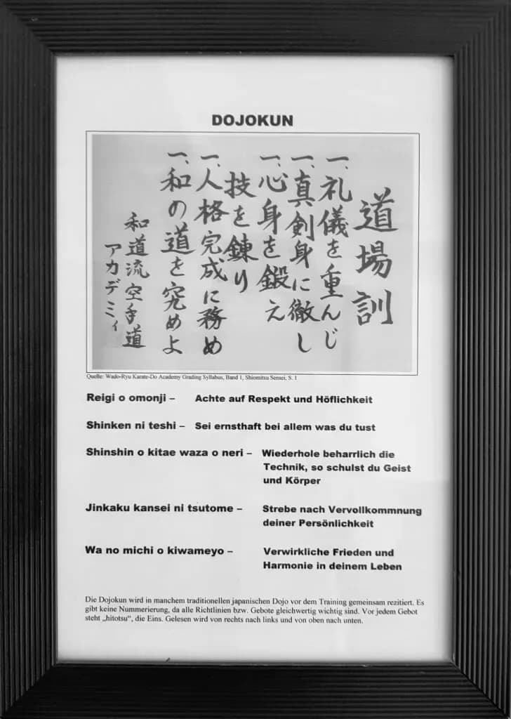 Kamiza des Dojo